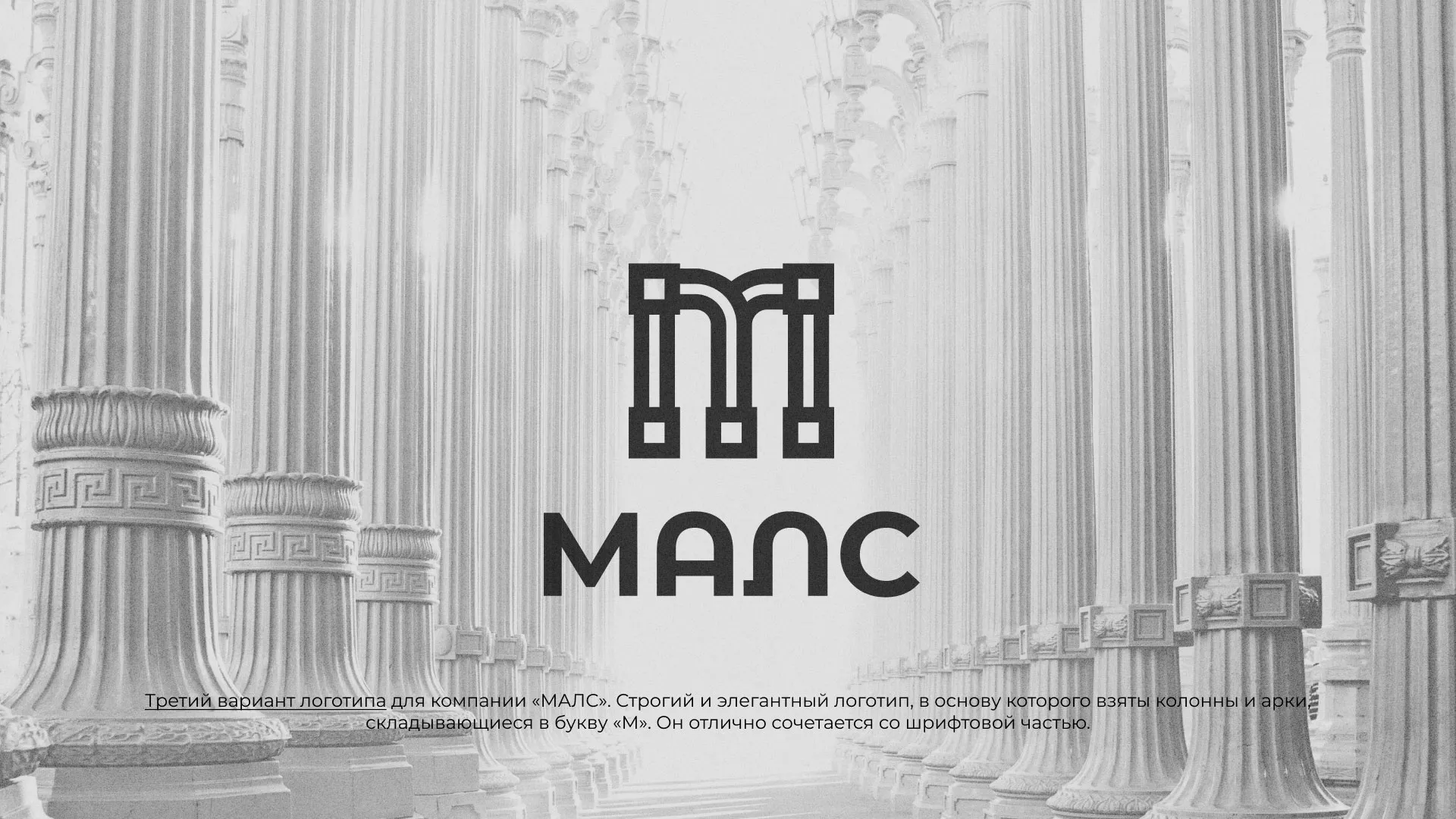 Разработка логотипа компании «МАЛС» в Емве