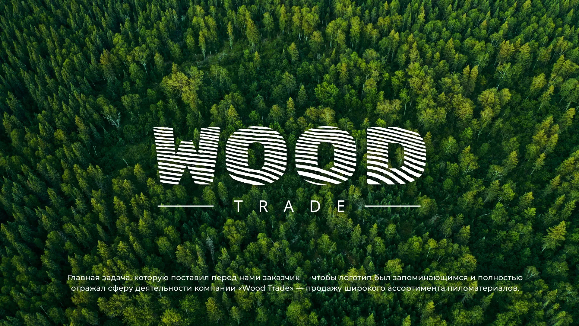 Разработка логотипа для компании «Wood Trade» в Емве