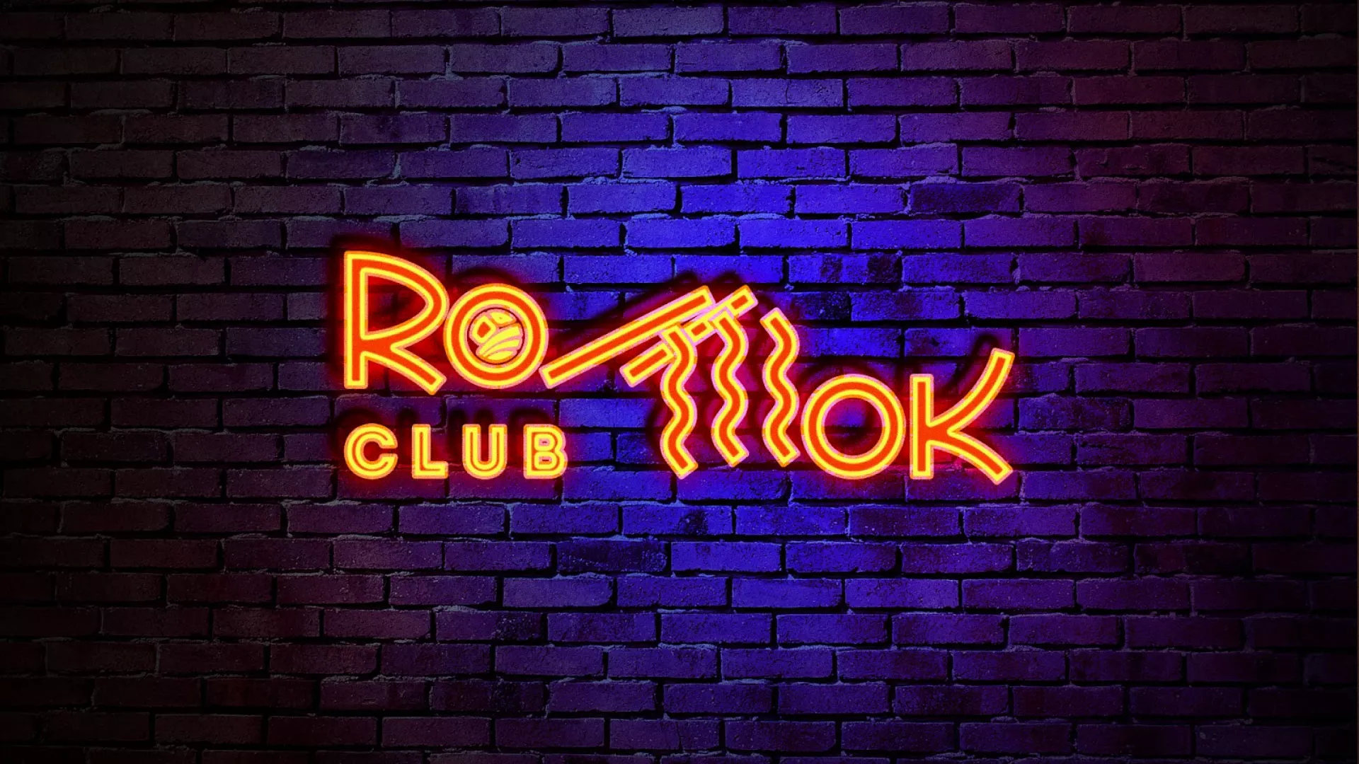 Разработка интерьерной вывески суши-бара «Roll Wok Club» в Емве