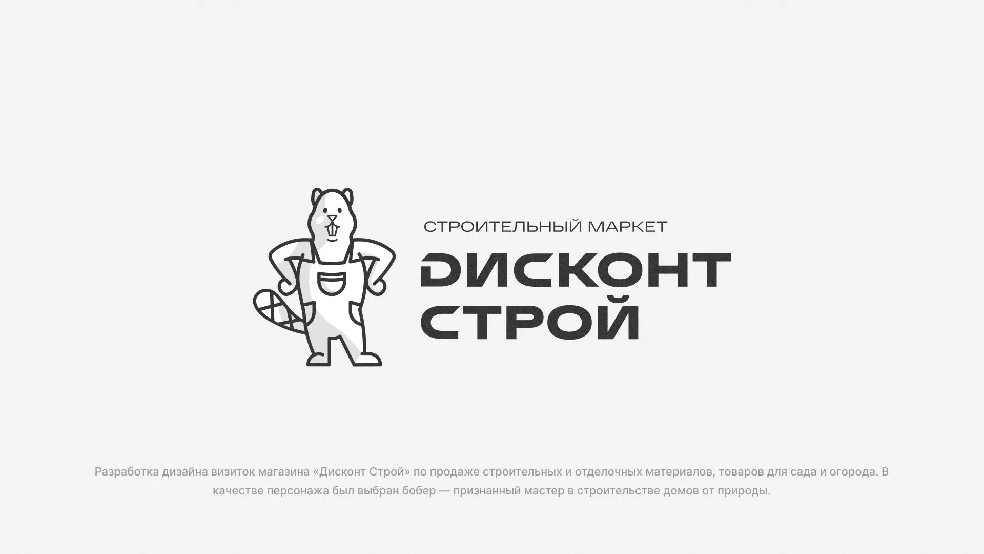 Разработка дизайна визиток магазина «Дисконт Строй» в Емве